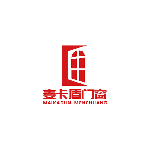 麦卡盾门窗logo设计