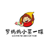 罗妈妈小菜一碟logo设计