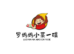 罗妈妈小菜一碟logo设计