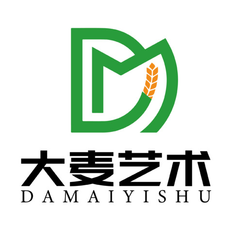 大麦艺术logo设计