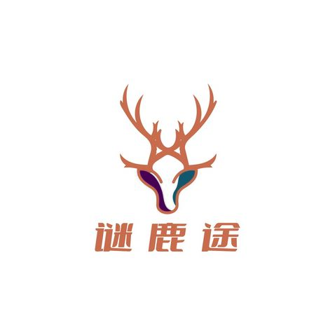 谜鹿途logo设计