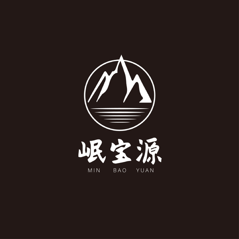 山水logo设计