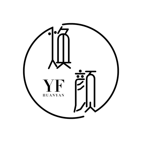 YF焕颜logo设计