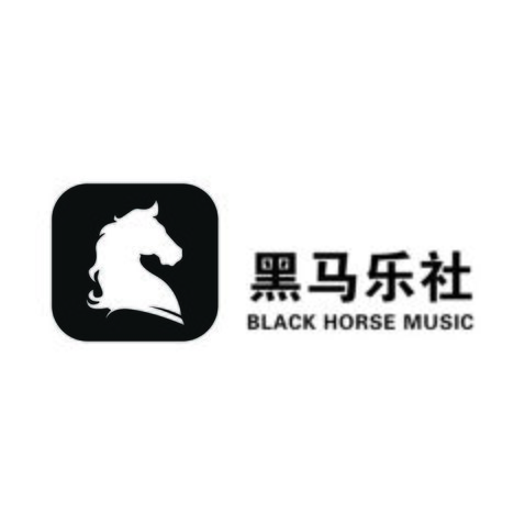 黑马乐社logo设计