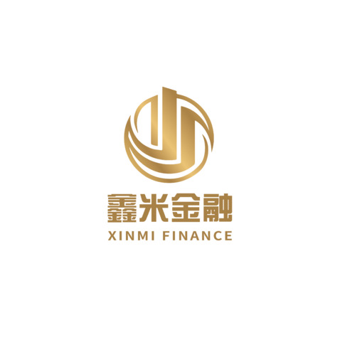 鑫米金融logo设计