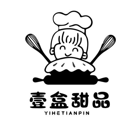 壹盒甜品logo设计