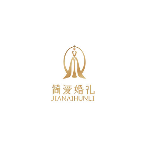 简爱婚礼logo设计