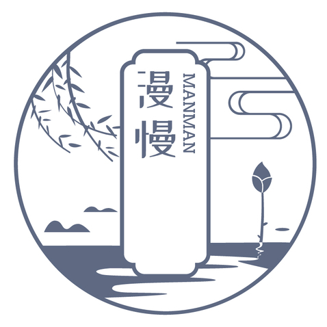 漫慢logo设计