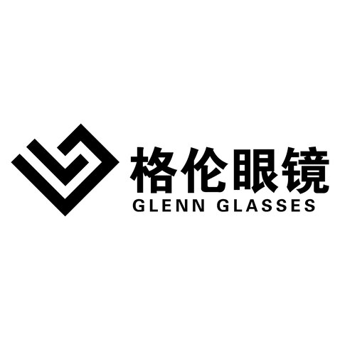 格伦眼镜logo设计