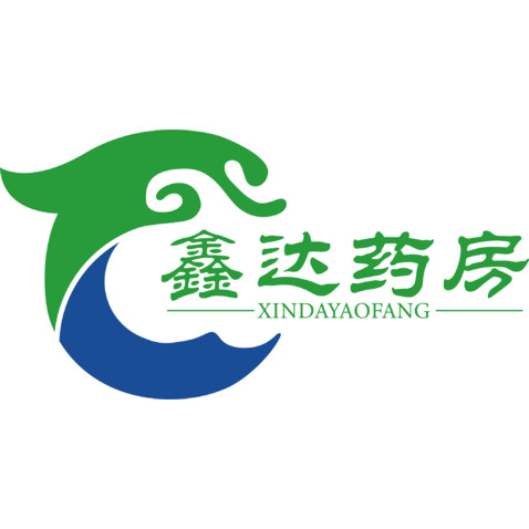 金平鑫达药房logo设计