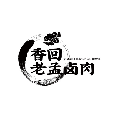 香回老孟卤肉logo设计