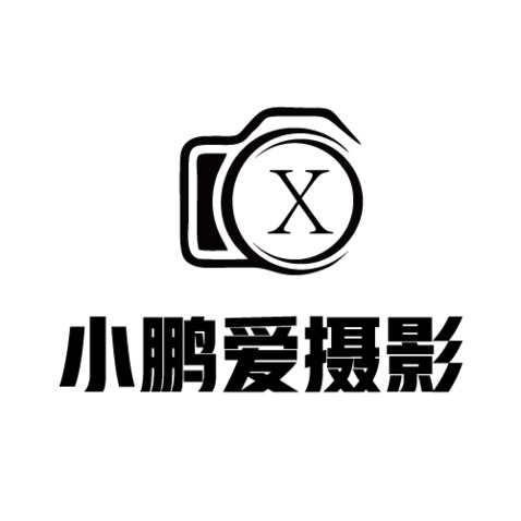 小鹏爱摄影logo设计