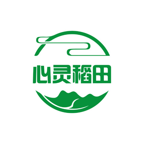 心灵稻田logo设计