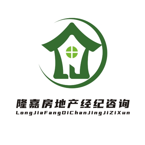 隆嘉房地产经纪咨询logo设计