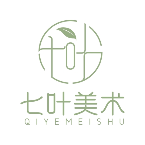 七叶美术logo设计