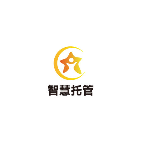 智慧托管logo设计