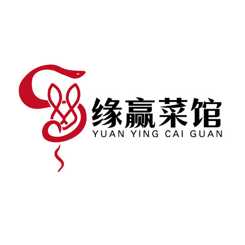 缘赢菜馆logo设计