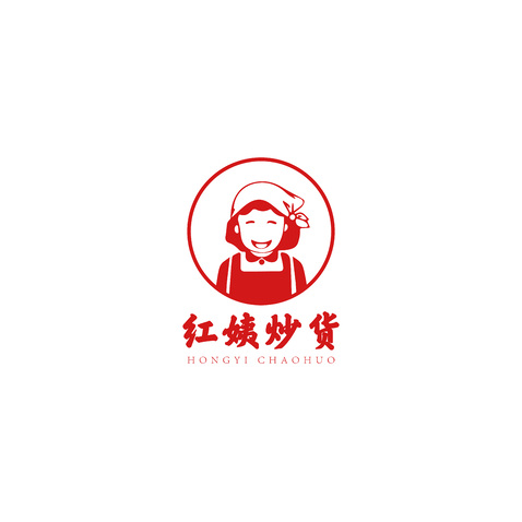 红姨炒货logo设计