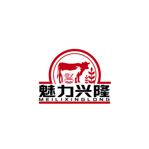 魅力兴隆logo设计