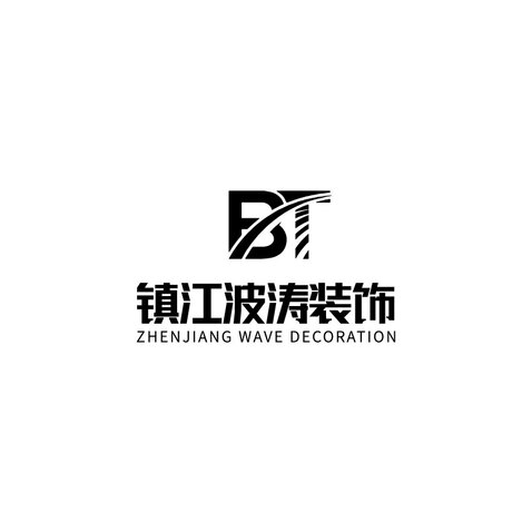 镇江波涛装饰logo设计