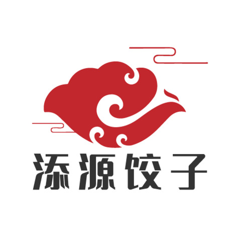 添源饺子logo设计