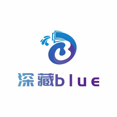 深藏bluelogo设计