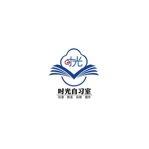 时光自习室logo设计