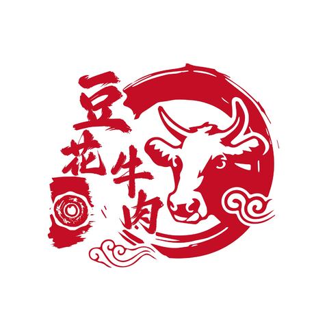 豆花牛肉logo设计