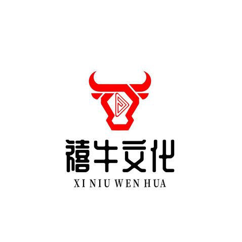 禧牛文化logo设计