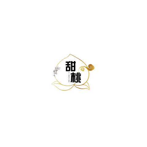 桃子logo设计