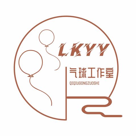 Lkyy气球工作室logo设计