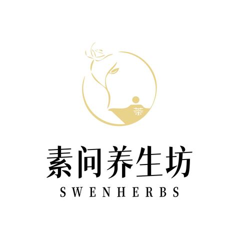 素问养生坊logo设计