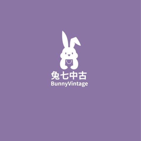 兔七中古logo设计