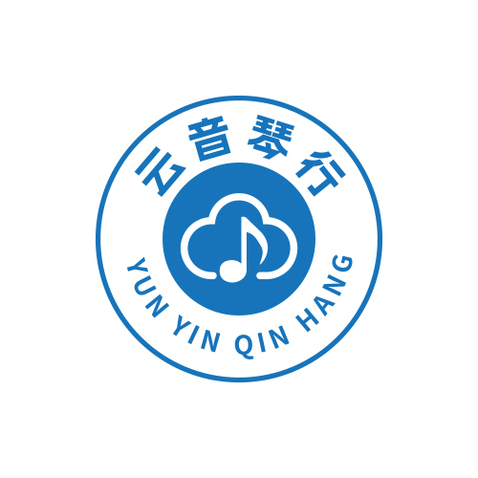 云音琴行logo设计