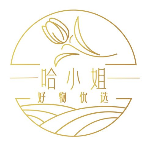 哈小姐好物優選logo設計