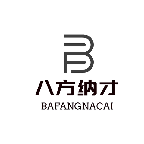 八方纳才logo设计