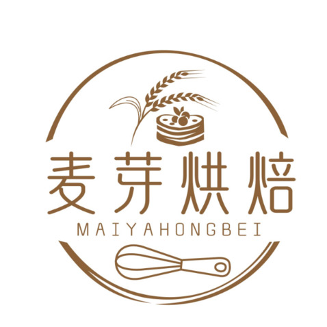 麦芽烘焙logo设计