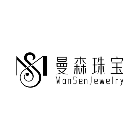 曼森珠宝logo设计