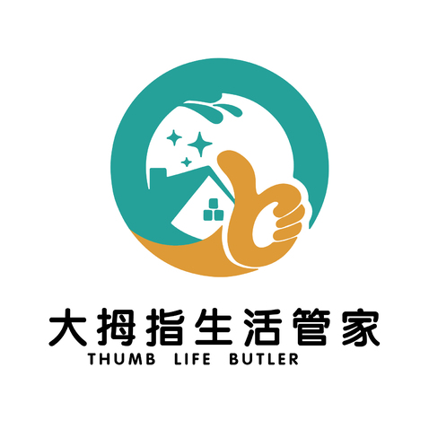 大拇指生活管家logo设计