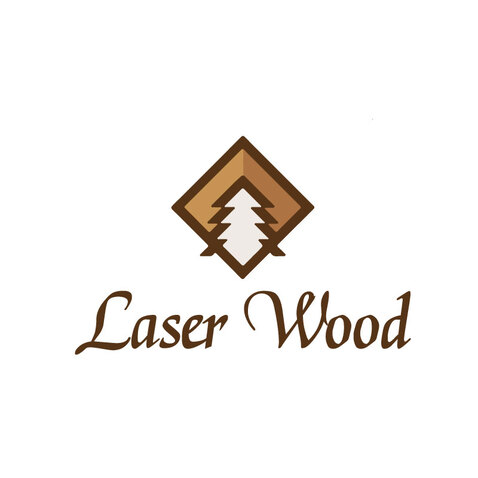 Laser Woodlogo设计