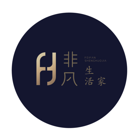 非凡生活家logo设计