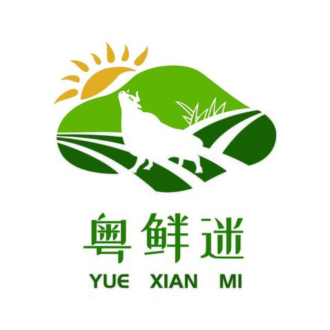 粤鲜迷logo设计