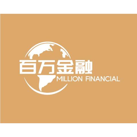 百万金融logo设计