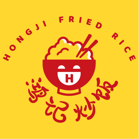 鸿记炒饭logo设计