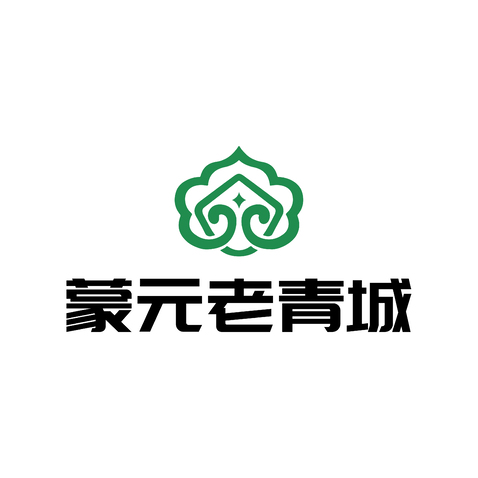 蒙元老青城logo设计