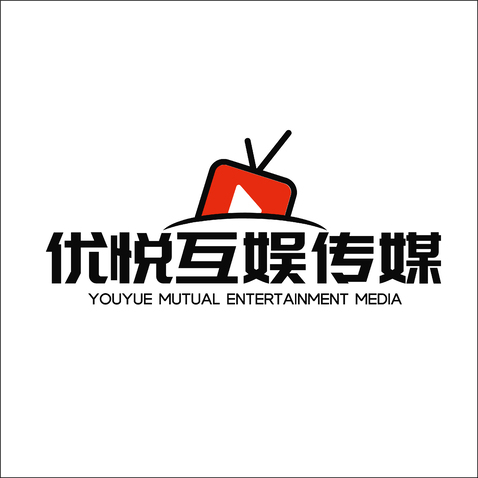 优悦互娱传媒logo设计