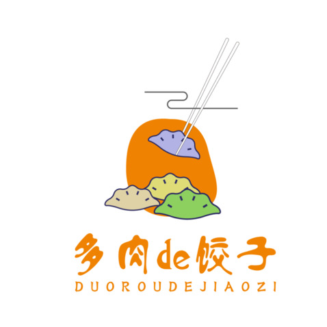 多肉de饺子logo设计