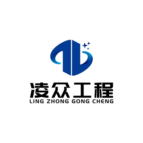 凌众工程logo设计