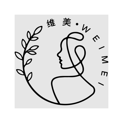 维美科技美肤中心logo设计