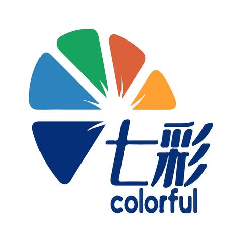 七彩logo设计